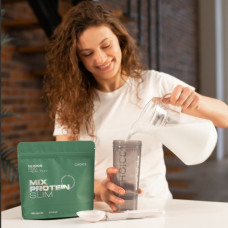 Mix Protein SLIM — жироспалюючий білковий коктейль для схуднення та заміни прийому їжі